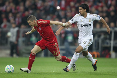 Bastian SCHWEINSTEIGER�@vs Sami KHEDIRA